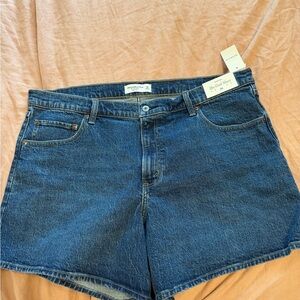 Abercrombie & Fitch Blue Jean Shorts